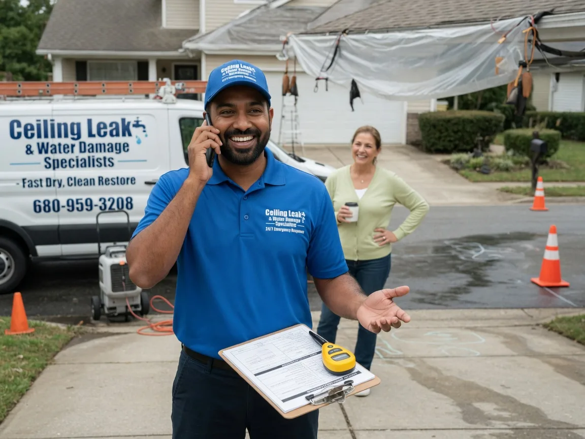 Ceiling Leak Cleanup Leander, TX FAQs